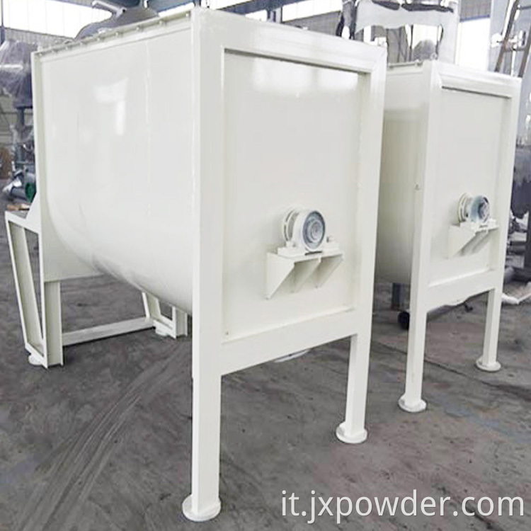 twin or double screw belt mixer